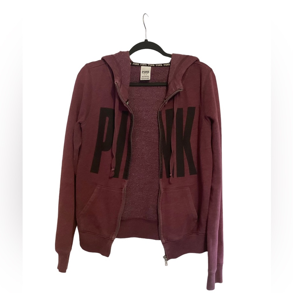 Victoria’s Secret PINK Zip Up Hoodie Size S - Picture 5 of 7
